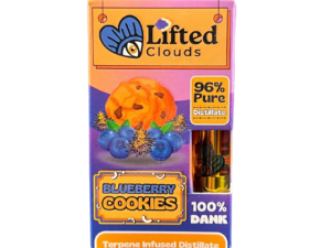 Blueberry Cookies Distillate Cart for Vape | Lifted Clouds
