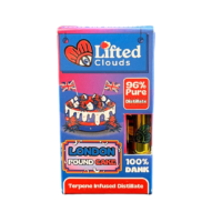 London pound Cake Distillate Cart for Vape | Lifted Clouds