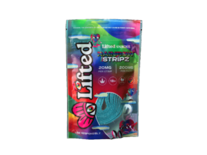 Rainbow Strips Edible Gummies by Lifted Snacks South Africa