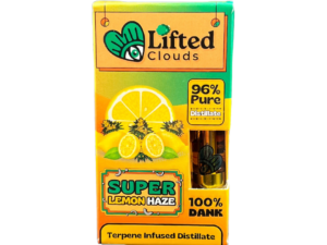 Super Lemon Haze Distillate Cart for Vape | Lifted Clouds