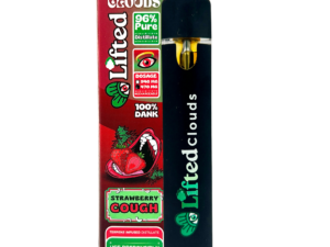 Strawberry Cough Full Spectrum Disposable Vape Pen by Lifted Clouds