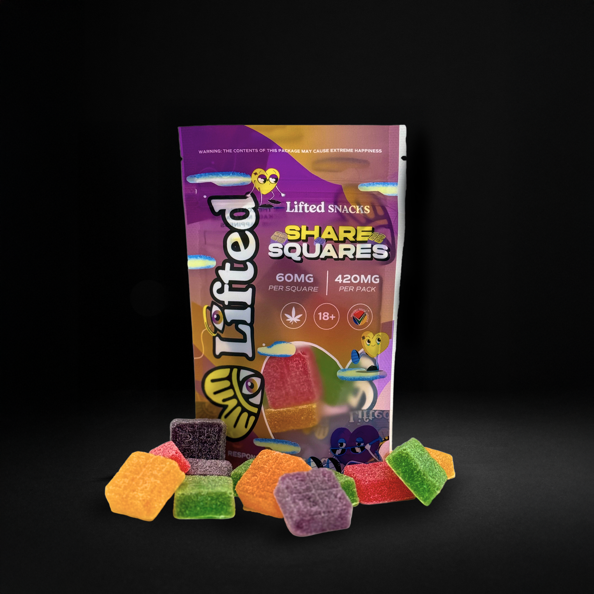 Share Square Gummies 420mg